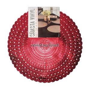 Benson Mills 4-pc Shasta Vinyl Placemats NWT/NIP